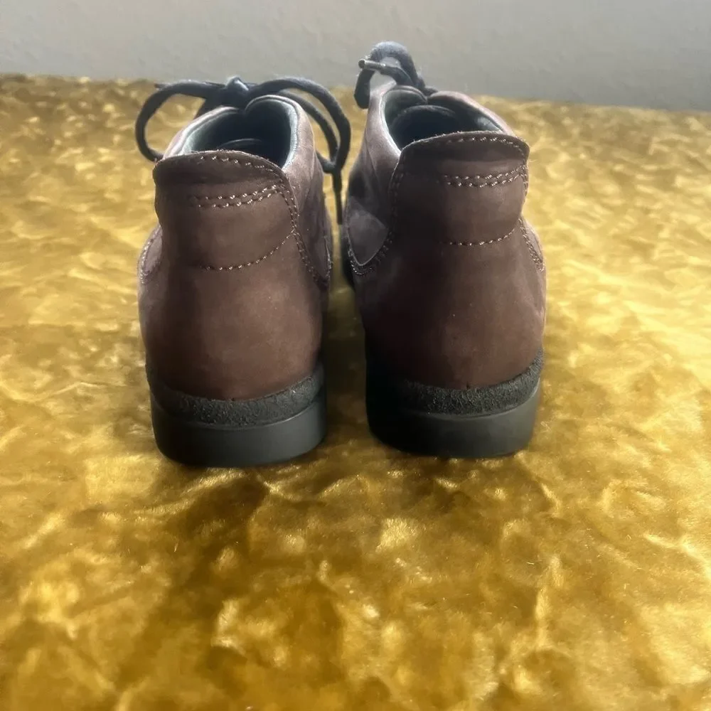 ECCO Men's Brown Leather Lace Up Chukka Boots Shoes Size 6-6.5 (40)
